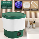 9L Tourist Portable Mini Washing Machine with Dryer