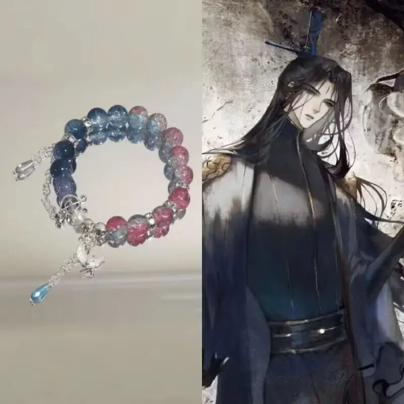 Tian Guan Ci Fu Hua Cheng Xie Lian Cosplay Cute Bracelet Anime Heaven Official’s Blessing Vintage Bangles For Women Jewelry Gift