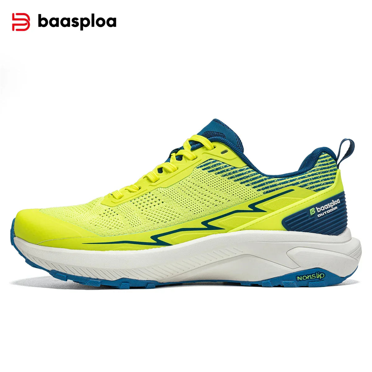 Baasploa Men Hiking Shoes Comfort Wear Resistant Outdoor