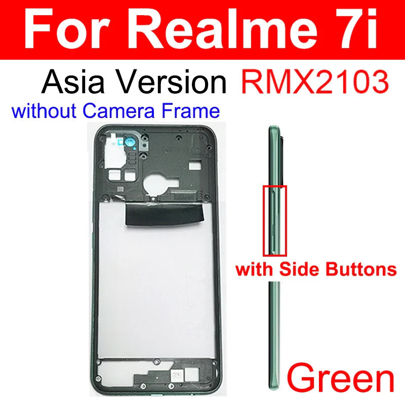 For OPPO Realme 7i RMX2103 Middle Frame Housing