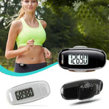 USB Rechargeable 3D Pedometer 3D Tri-Axis Sensor Backlight