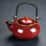 Large Capacity Teapot 700ml Ceramics Coffee Pot Tea