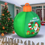 Light up Inflatable Christmas Ball Air Blower Christmas