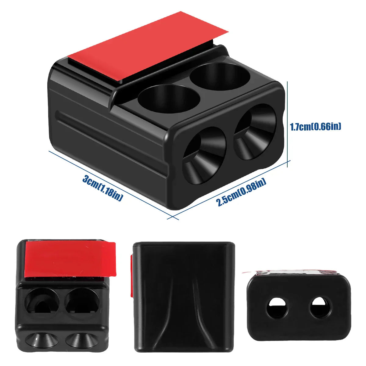 4Pcs Car Ultrasonic Physical Sirens Warning Whistle Device