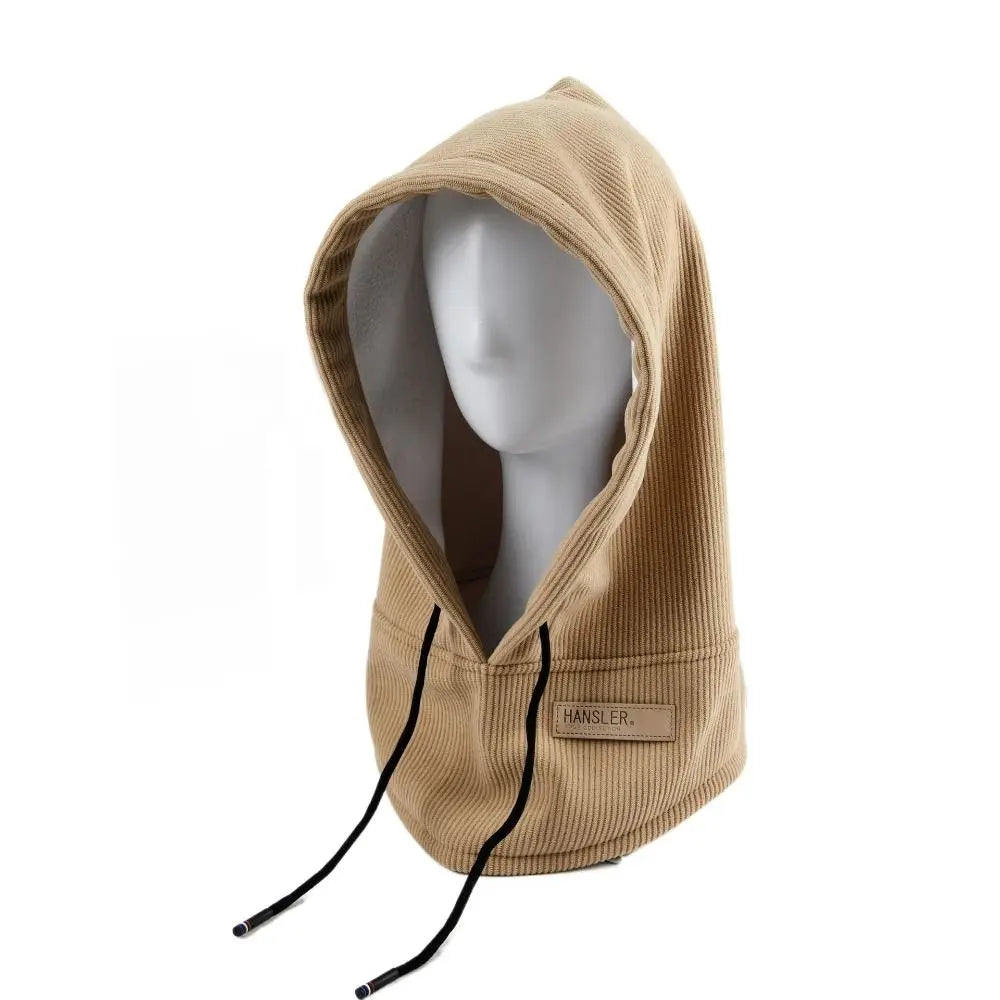 Winter Balaclava Hats For Men&Women Corduroy Hooded Caps