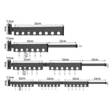 Extendable Clothesline Retractable Clothes Hanger Rack Folding Wall