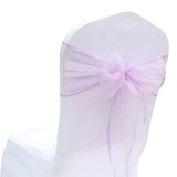 50PCs/lot Wedding Chair Decoration Organza Chair Sashes Knot