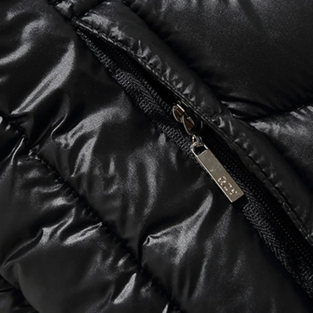 Men's Down Jacket Short Male Padded Coats Slim