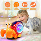 Children Toy Crawling Crab Walking Dancing Electronic Pets