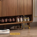 Retro Wood Shoe Cabinet Living Room Designer Space