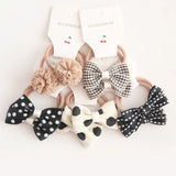 10Pcs/Lot Sweet Hair Band Girls Hair Ties Bows