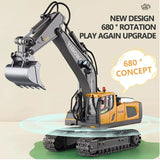 RC Excavator Dumper Car 2.4G Remote Control Engineering