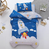 Children's Cotton Three-piece Set Kindergarten Nap Cartoon Bed