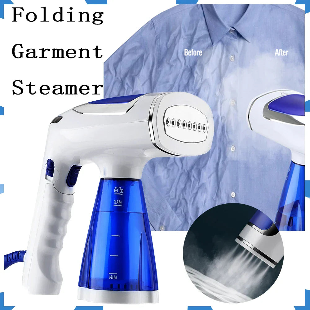 Foldable Garment Steamer 1600W Powerful Handheld Steam Iron