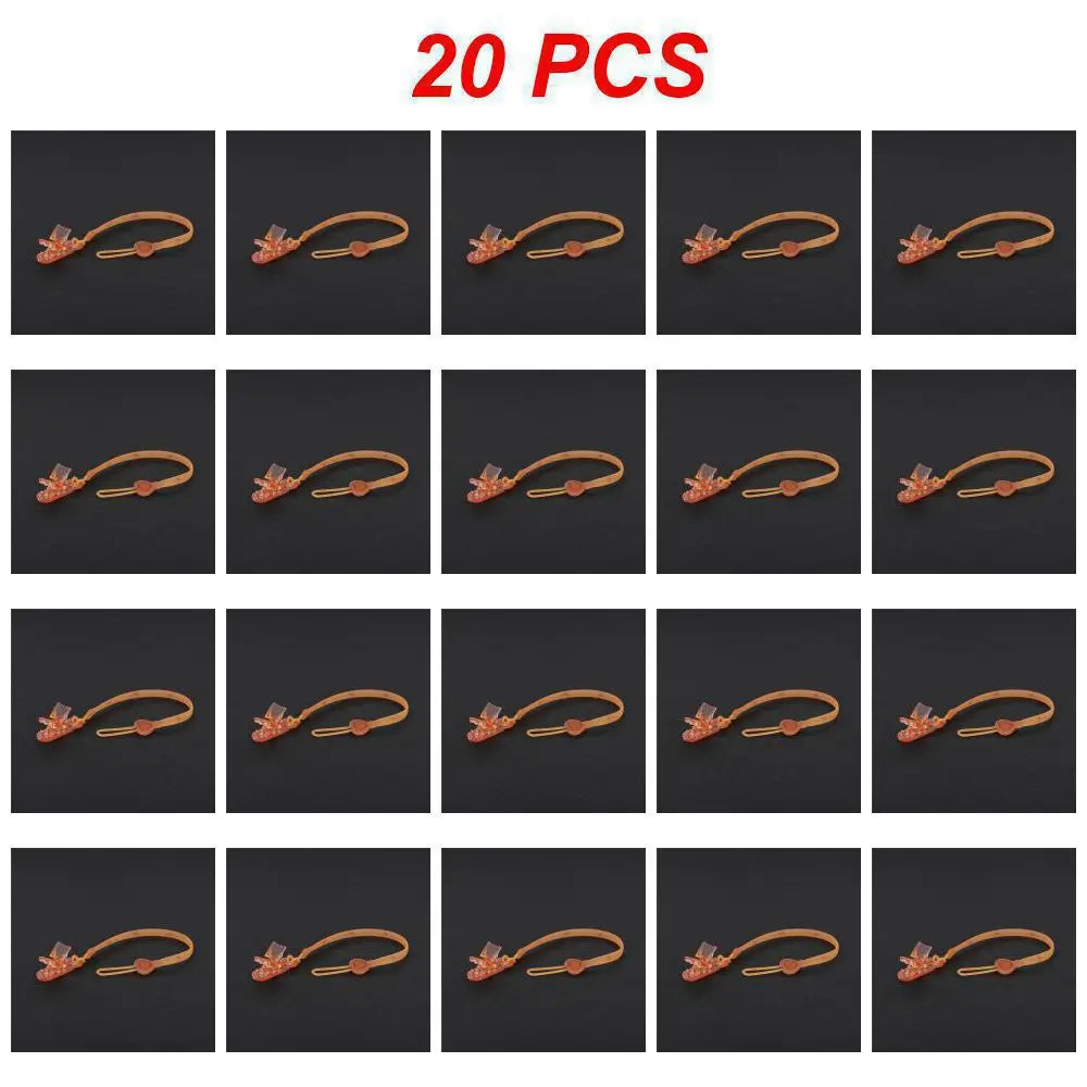 2~60PCS Pacifier Chain Pacifier Clip Silicone Molar Chain