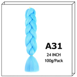 24Inch Synthetic Long Jumbo Ombre Braiding Hair For
