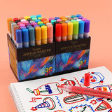 36 Colors Acrylic Paint Markers Pens Set for
