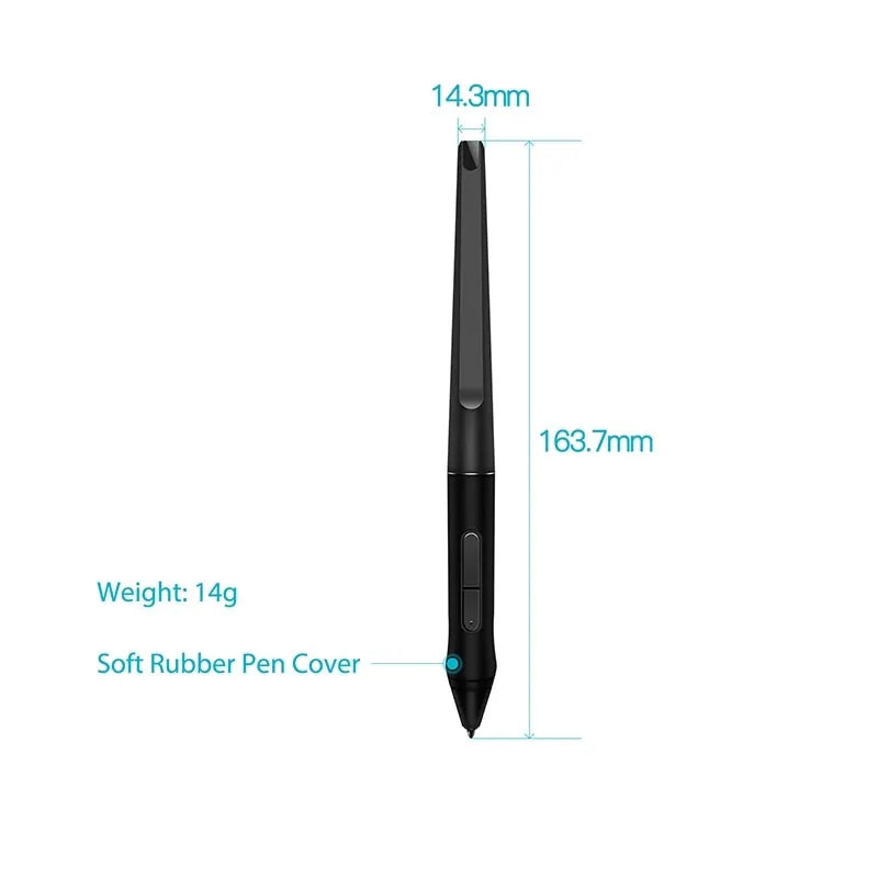 For HUION PW500 Battery-free Stylus Pen 8192 KAMVAS