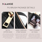 MAANGE Makeup Brush Set 18pcs Foundation Powder Concealers
