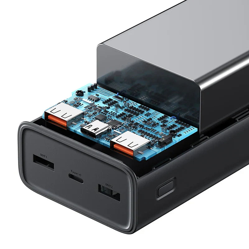 65W fast charg 30000mAh Power Bank 2 USB