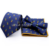 45 Color Paisley Geometry Striped 7.5cm Tie Set