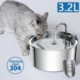 Intelligent Stainless Steel Cat Water Fountain Automatic Drinker