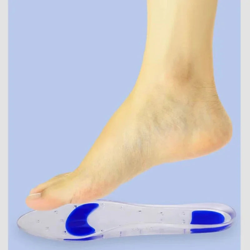 Elastic Medical Silicone Gel Insole Plantar Fasciitis Heel