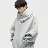 Autumn Ninja Streetwear Turtleneck Hoodies For Men Letter