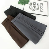 2023 Autumn Clothes Women Pleated Skirt Plus Size