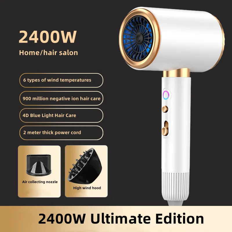 Hot Selling HighSpeed Hair Dryer 2400W HighPower Silent