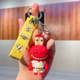 SpongeBob SquarePants Anime Figures Keychain Sandy Patrick Star