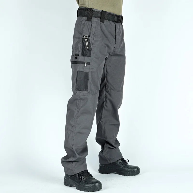 Men's Tactical Hooded Sets Outdoor Multiple Pockets Wear-resistant