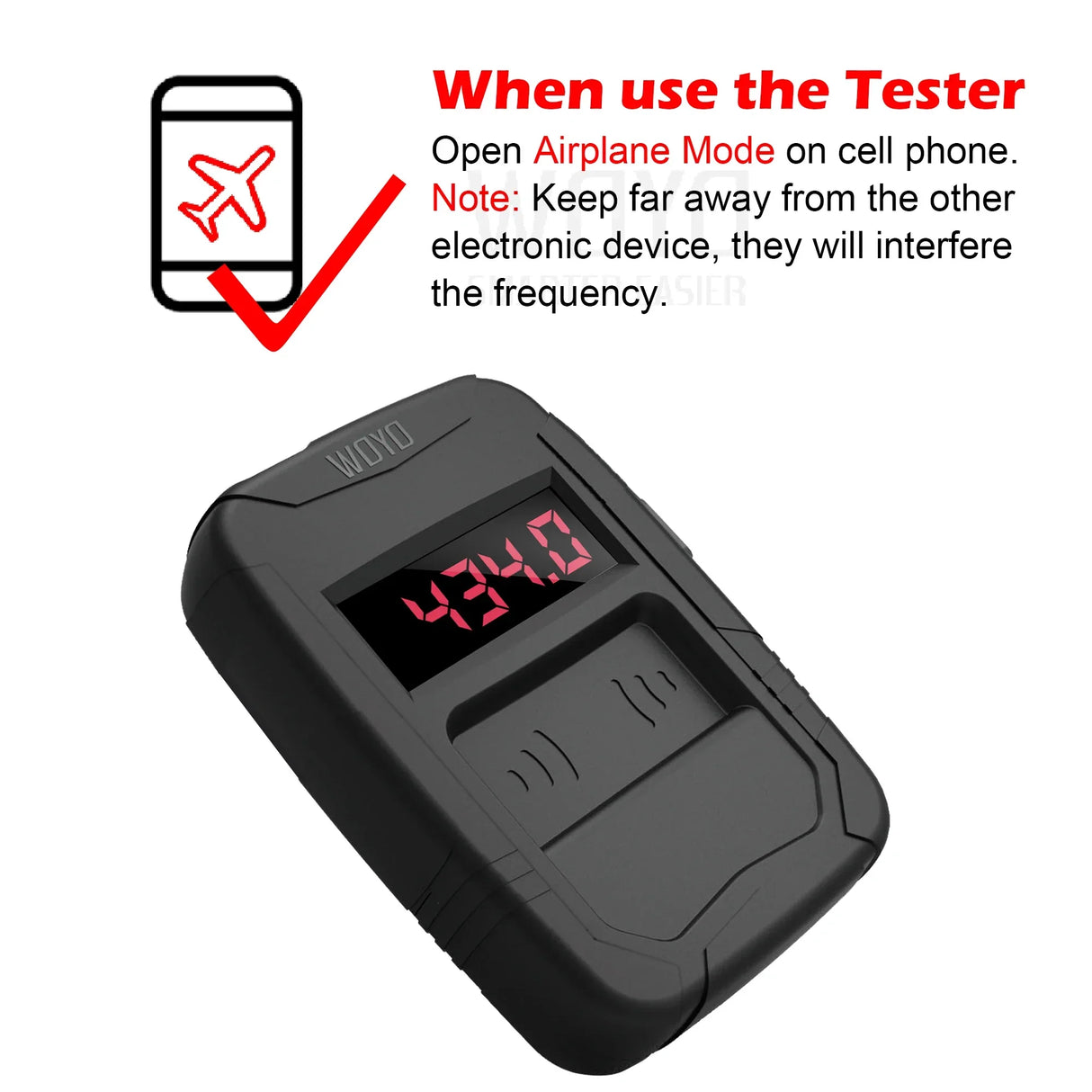 WOYO 10-1000MHZ Remote Control Tester All Car Key