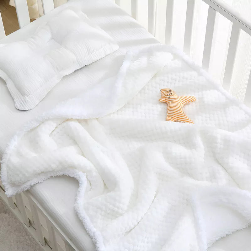 Baby Blanket & Swaddling Newborn Thermal Soft Fleece