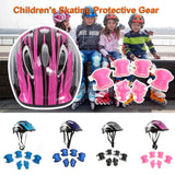 7Pcs Kids Skating Protective Gear Set Children Knee
