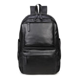 Luxury Soft Leather Men High Capacity Travel Backpack