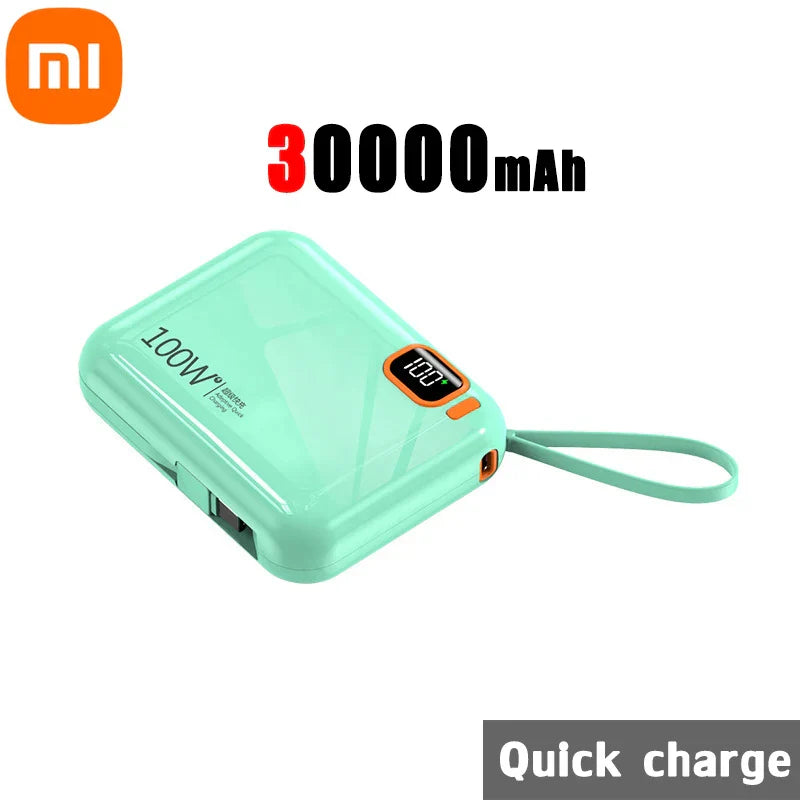 Xiaomi Power Bank 100W Fast Charging Built-in Cord