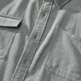 Stylish Men's Corduroy Cargo Shirts Long Sleeve Lapel