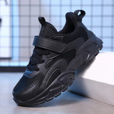 Kids Shoes Boy Sneakers Platform Black White Comfortable
