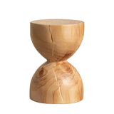 Creative Solid Wood Stool Log Pouf Sitting Stool