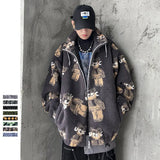 SEVEYFAN Men's Jacket Hip Hop Jackets Tie Dye