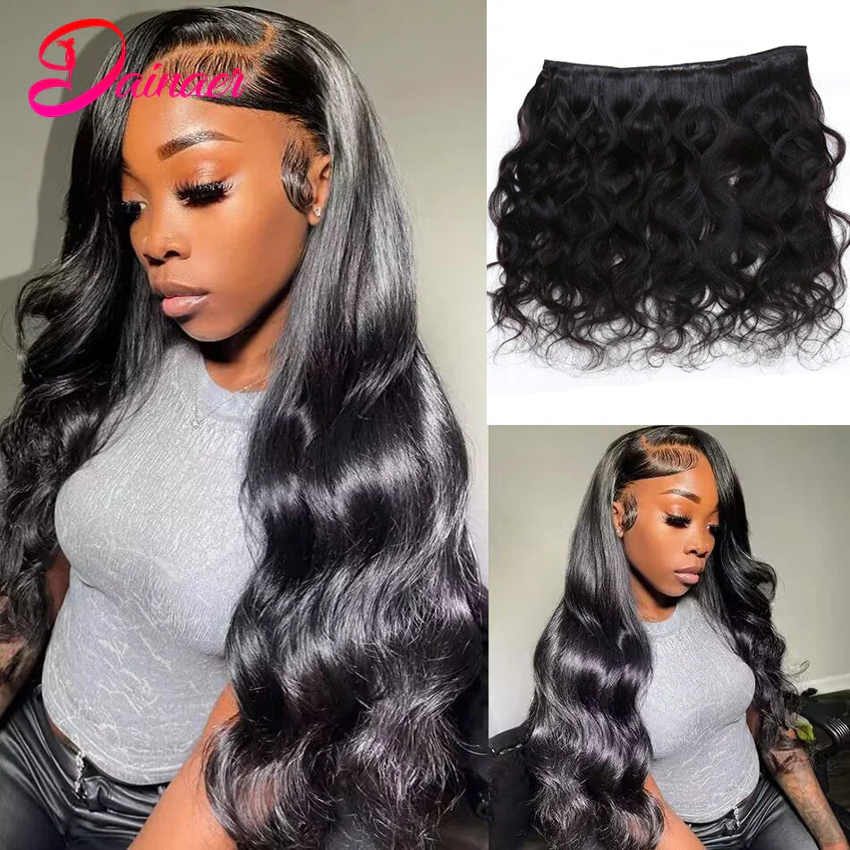Body Wave Bundles With Frontal 13x4 Lace Frontal