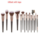 Private Label 15pcs Makeup Brushes Set Custom Bulk