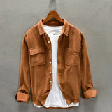Casual Shirt Jacket Men's Corduroy Spring and Autumn