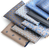 Men Pocket Square Light Coffee Beige Handkerchief Men