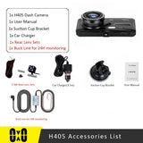 Dash Cam Front and Rear Camera CAR DVR