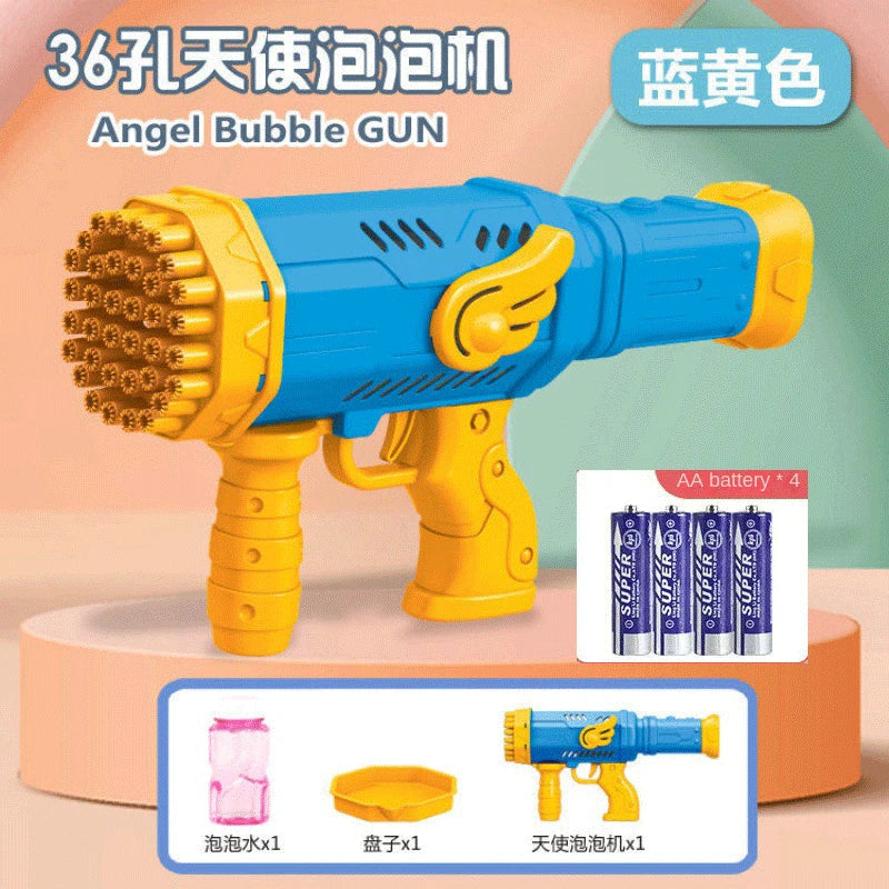 32hole Bubble Gun Rocket Automatic Soap Bubble Machine