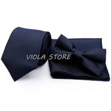 45 Color Paisley Geometry Striped 7.5cm Tie Set