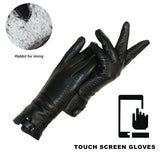 New Women's Gloves Genuine Leather Winter Warm Fluff