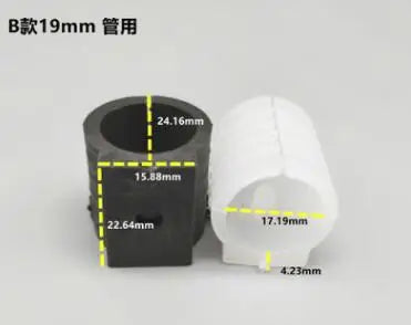 8pcs Plastic Office chair leg pads Cover 25mm
